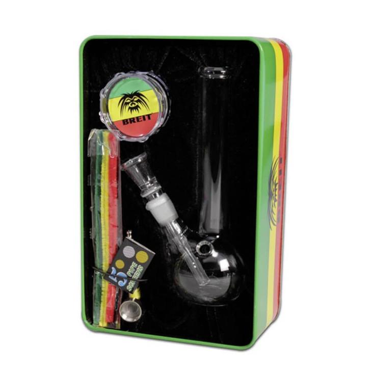Mini Bong Set Rasta, Verzamelen, Rookartikelen, Aanstekers en Luciferdoosjes, Nieuw, Verzenden