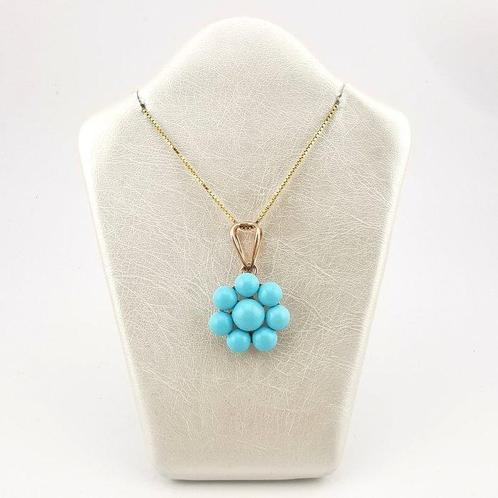 Turquoise - Argent - Pendentif - fait à la main, Verzamelen, Dierenverzamelingen