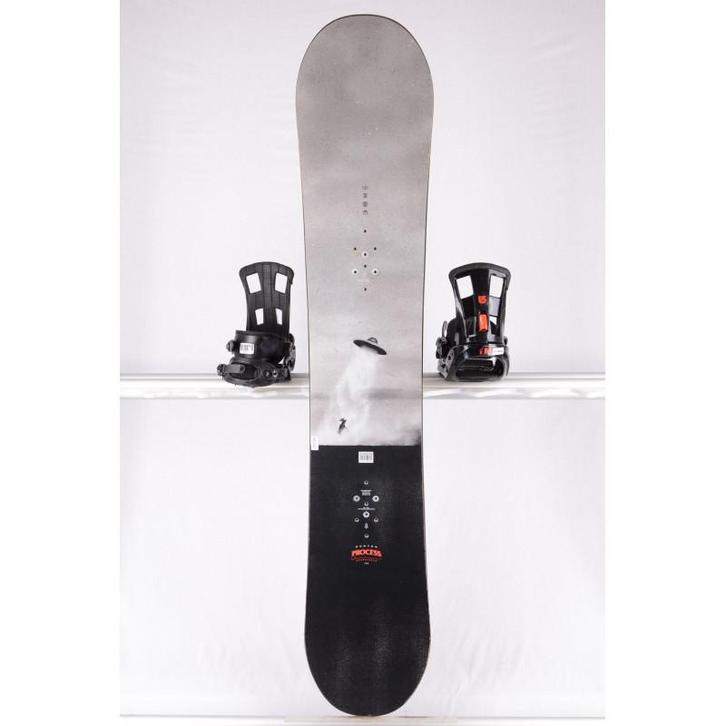 157 snowboard BURTON PROCESS EXPERIENCE 2020, GREY/black, wo, Sport en Fitness, Snowboarden, Board, Gebruikt, Verzenden