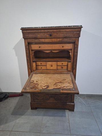 Secrétaire à abattant - Bois beschikbaar voor biedingen