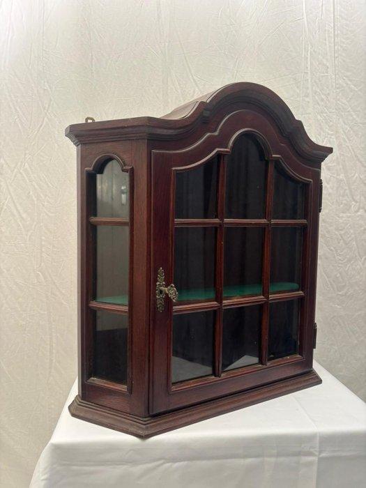 Vitrinekast - Elegant Authentieke Vitrinekast - Hout, Antiek en Kunst, Curiosa en Brocante