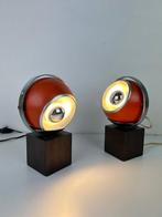 Lampe de table (2) - Paire de lampes Eyeball Space Age des, Antiek en Kunst, Antiek | Verlichting