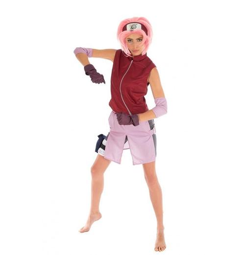 Kostuum Sakura Haruno Naruto, Kleding | Dames, Carnavalskleding en Feestkleding, Nieuw, Verzenden
