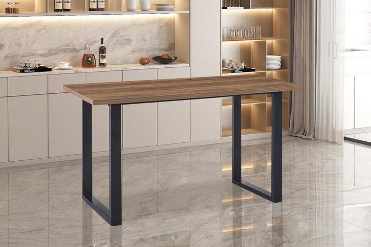 Alexander bartafel, kleur mango (nieuw, outlet), Huis en Inrichting, Tafels | Eettafels, Nieuw, Metaal, Overige materialen