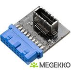 Akasa 20-pin USB 3.1 internal connector, Computers en Software, Overige Computers en Software, Verzenden, Nieuw
