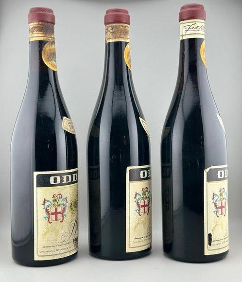 1964 Oddero - Barolo - 3 Flessen (0.72L), Verzamelen, Wijnen