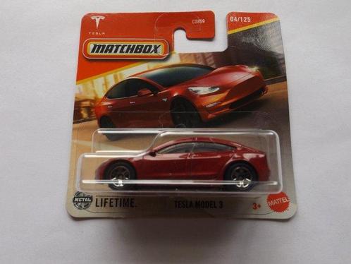 Matchbox 1:64 - Voiture miniature (35) - Tesla, Plymouth,, Hobby en Vrije tijd, Modelauto's | 1:5 tot 1:12