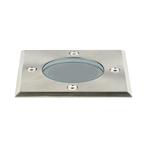 IP67 grondspot 230V GU10 vierkant RVS, Tuin en Terras, Buitenverlichting, Verzenden, Nieuw, Netvoeding