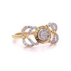 Ring - 18 karaat Geel goud - 0.30ct. tw. Diamant