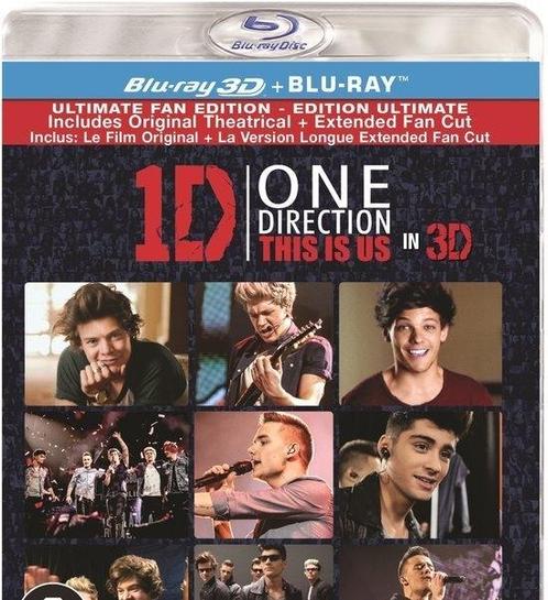 One direction - This is us 3D op Blu-ray, Cd's en Dvd's, Blu-ray, Nieuw in verpakking, Verzenden
