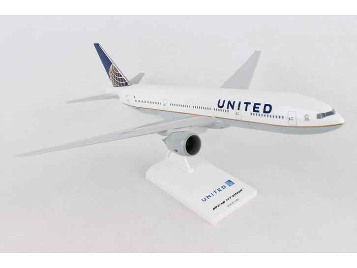 Schaal 1:200 Skymarks SKR597 Boeing B777-200 United Reg...., Hobby en Vrije tijd, Modelbouw | Vliegtuigen en Helikopters, Nieuw