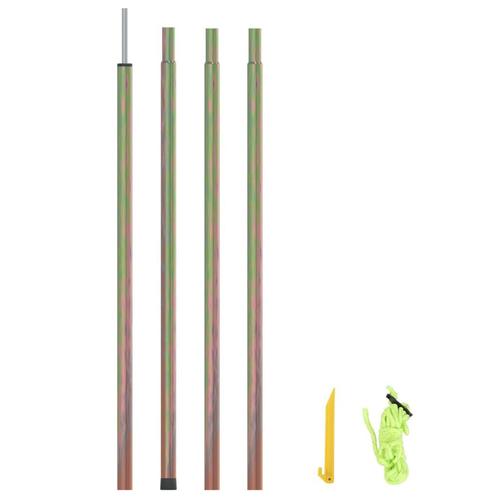 vidaXL Zonneschermpaal 250 cm gegalvaniseerd staal, Caravans en Kamperen, Tentaccessoires, Nieuw, Verzenden