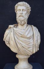 sculptuur, Busto Marco Aurelio - 45 cm - Marmo di Carrara