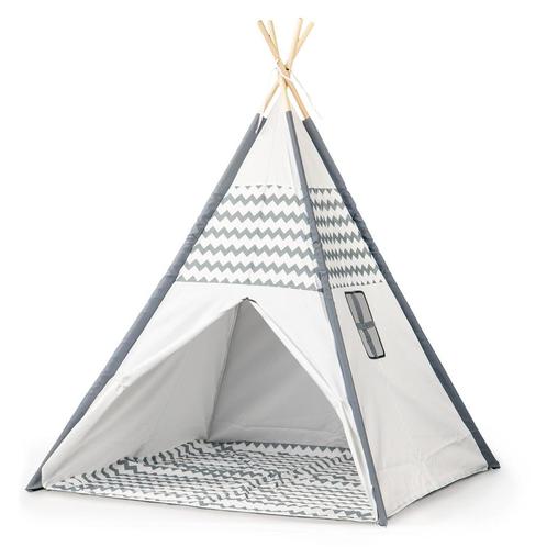 Tipi tent Wigwam grijs golvend motief 100% polyester H160..., Enfants & Bébés, Jouets | Tentes de jeu, Enlèvement ou Envoi