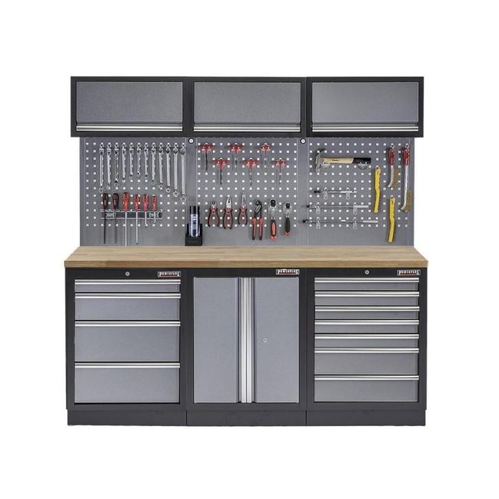 Werkbank set met gereedschapswand, werkplaatsinrichting,, Doe-het-zelf en Bouw, Werkbanken, Ophalen of Verzenden
