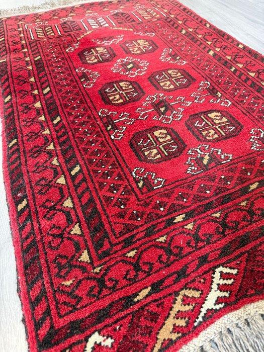 Afghan - Vloerkleed - 110 cm - 73 cm - Turkmeens, Huis en Inrichting, Stoffering | Tapijten en Vloerkleden