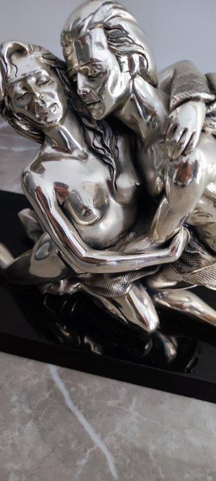 Elisei - Beeldje, Innamorati - 25 cm - Zilver, Antiquités & Art, Curiosités & Brocante