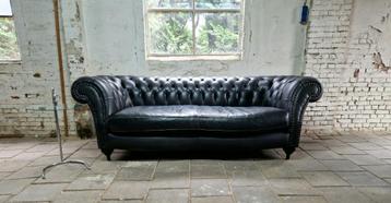Prachtige originele Engelse Balmoral Chesterfield 235 cm