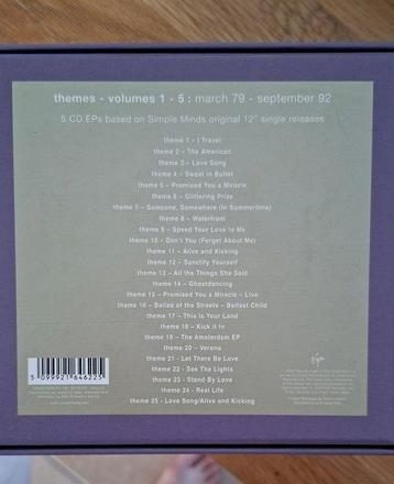 Simple Minds - Themes - Volumes 1-5 : March 79 - September beschikbaar voor biedingen