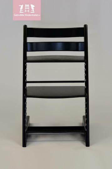 OCCASION/GEBRUIKTE: Stokke Tripp Trapp zwart noir triptrap, Verzenden, Meegroeistoel