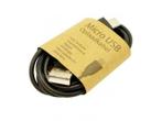 GrabNGo Laadkabel Micro USB Zwart android samsung