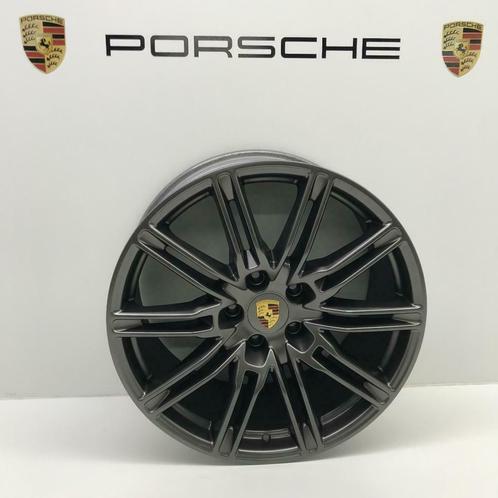 Porsche Cayenne ORIGINELE 21 SportEdition Platinium + banden, Auto-onderdelen, Banden en Velgen, 21 inch, 295 mm, Personenwagen