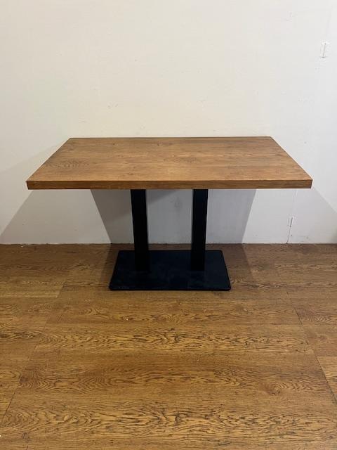 Gebruikte Horecatafel (120x70cm) - T1562- Vintage/Café, Huis en Inrichting, Tafels | Eettafels, Ophalen