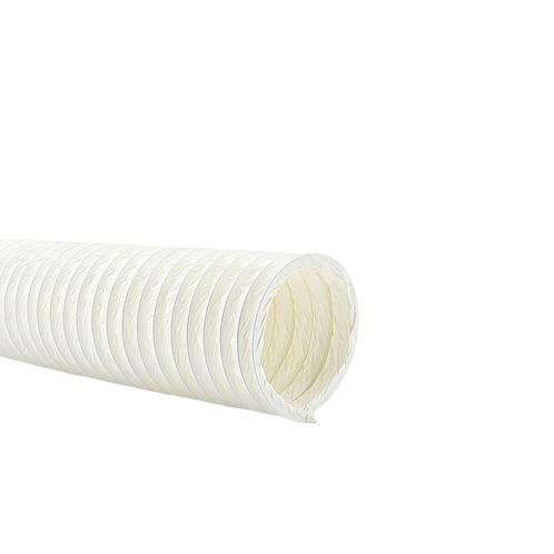 Flexibele slang WIT PVC - Ø125 - lengte 6 meter, Doe-het-zelf en Bouw, Ventilatie en Afzuiging, Nieuw, Verzenden