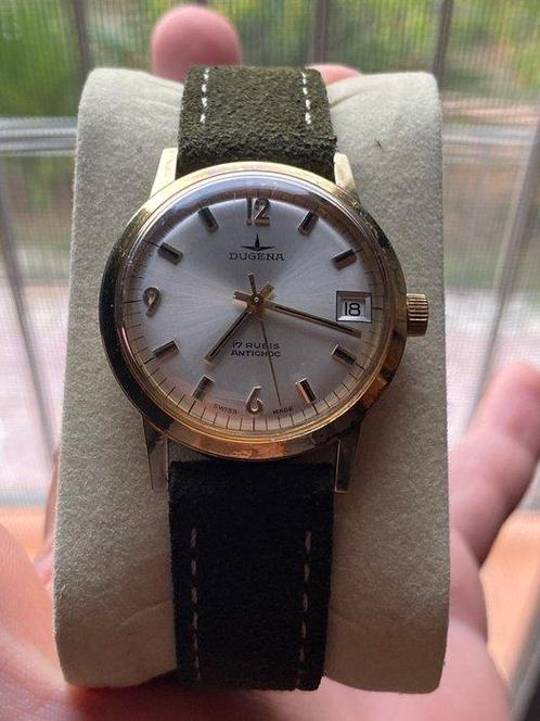 Dugena - Vintage - Zonder Minimumprijs - 9608 - Unisex -, Handtassen en Accessoires, Horloges | Heren