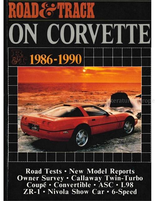 ROAD & TRACK ON CORVETTE 1986 - 1990, Boeken, Auto's | Boeken