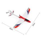 RC Vliegtuig Glider - DIY Speelgoed Plooibaar Zwart