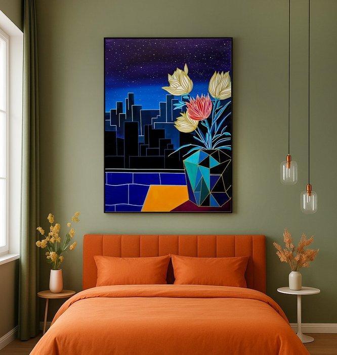 Valdi - Cuando cae la noche - XL (No Reserve), Antiquités & Art, Art | Peinture | Moderne