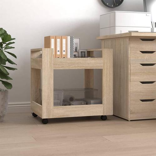 vidaXL Bureaukastje 60x45x60 cm bewerkt hout sonama, Huis en Inrichting, Overige Huis en Inrichting, Nieuw, Verzenden