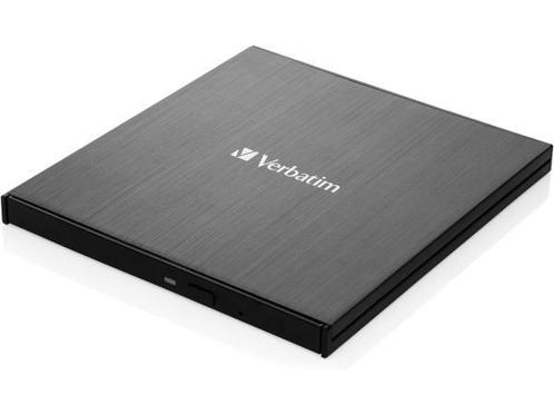 Veiling - Verbatim Externe Slimline Blu-ray brander Ultra HD, Audio, Tv en Foto, DVD spelers
