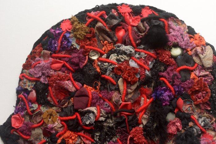 Catherine Hélie - Textiel - 60 cm - 60 cm, Antiquités & Art, Art | Objets design