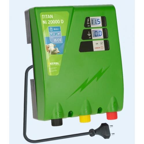 Kerbl titan ni 20000d 230 v schrikdraadapparaat - kerbl, Dieren en Toebehoren, Stalling en Weidegang