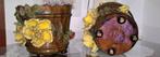 Wilhelm Schiller and Sons - Jardinière (2) - Majolica,, Antiek en Kunst, Antiek | Glaswerk en Kristal