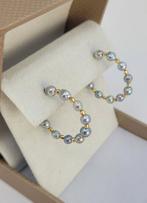 Oorbellen - 18 karaat Geel goud - 3,5 mm Akoya parels, Handtassen en Accessoires, Oorbellen, Nieuw
