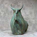 Beeld, NO RESERVE PRICE - Bronze patinated statue of an, Antiquités & Art