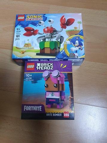 Lego Set - BrickHeadz, Fortnite, Sonic the Hedgehog -