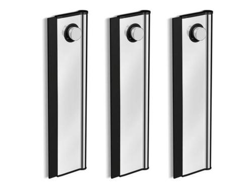 Veiling - 3x Beaux douchewisser met muurhaak Ulis chroom, Doe-het-zelf en Bouw, Sanitair