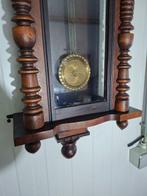 Regulateur wandklok - Gustav Becker - Hout, Messing -