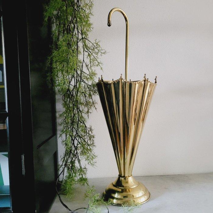 Paraplustandaard/rek - Paraplubak, 1940 - Messing, Antiek en Kunst, Kunst | Designobjecten