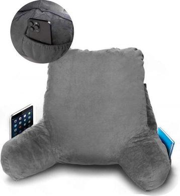 2dekans | Leeskussen - Voor in bed - Met 3 opbergvakken - beschikbaar voor biedingen