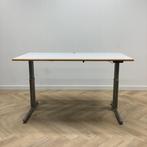 Tweedehands Aspa Zit-sta elektrisch bureau, 160x80 cm, licht, Huis en Inrichting, Elektrisch, Gebruikt, Stabureau