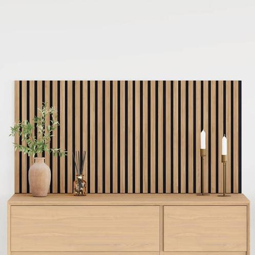 vidaXL Akoestische wandpanelen 2 st latten 60,5x60 cm, Doe-het-zelf en Bouw, Platen en Panelen, Nieuw, Verzenden