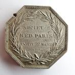 Frankrijk. Société de Médecine de Paris - Jeton argent