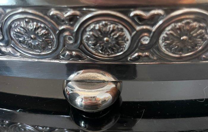 Schaal - Verzilverd, Glas, Antiek en Kunst, Antiek | Meubels | Tafels