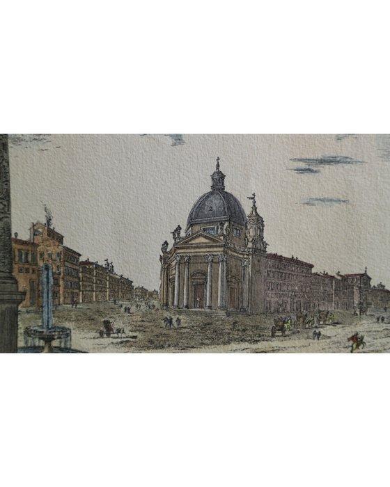 Onbekende kunstenaar - Caballería de Caritel, Antiquités & Art, Art | Objets design