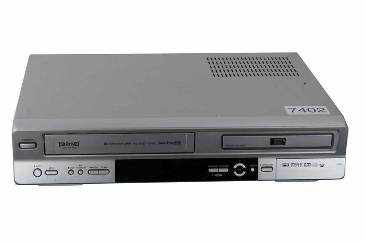 Magnum DVD-VCR3600-B | VHS / DVD Combi Recorder, Audio, Tv en Foto, Videospelers, Verzenden